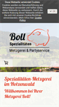 Mobile Screenshot of metzgerei-boll.de